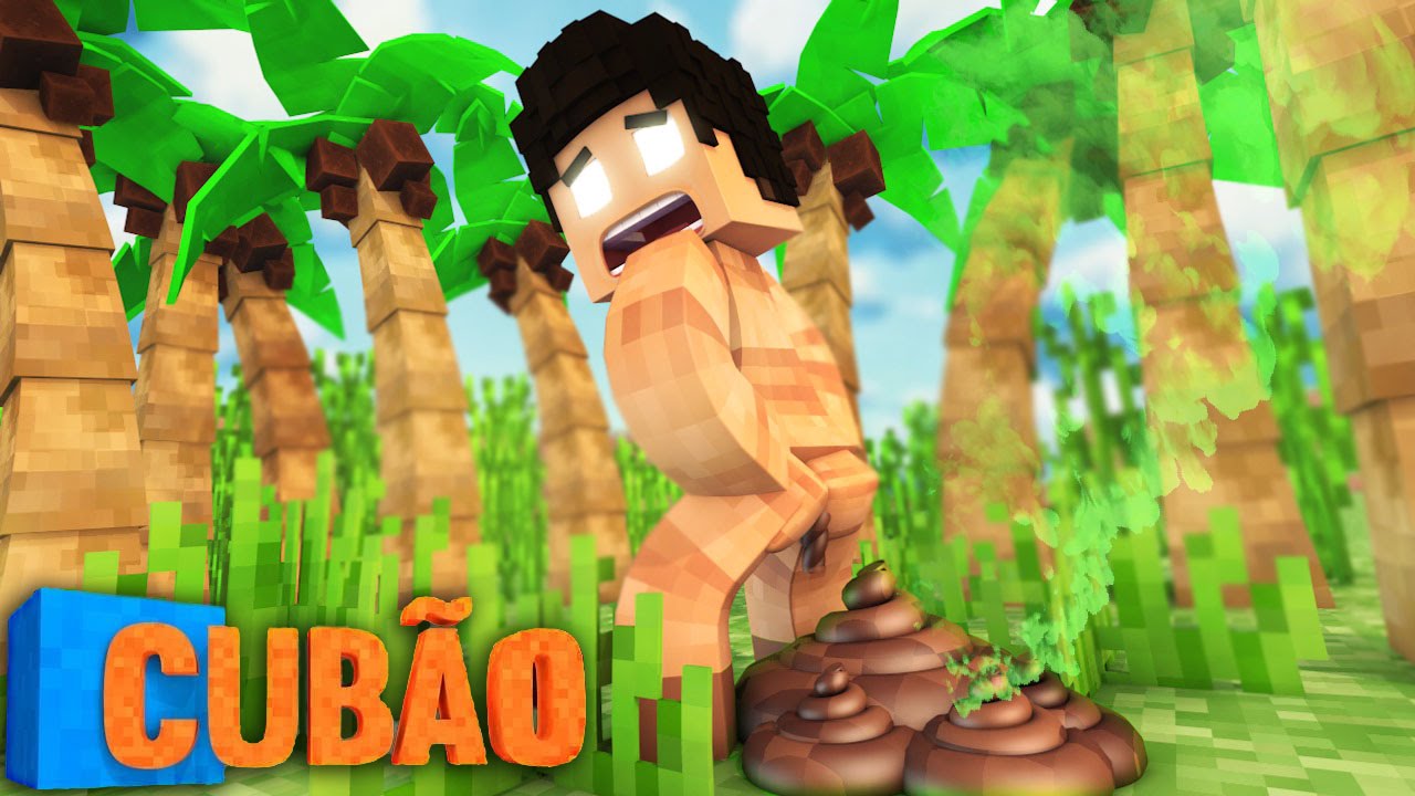 Minecraft: CUBÃO DE MERDA!! - Lucky Block PVP