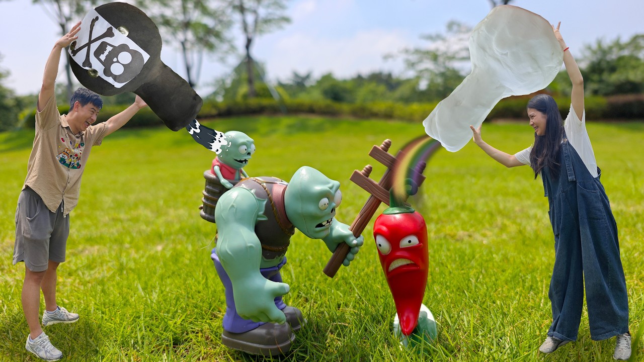 PLANTS VS ZOMBIES: Weakened Magic Potion VS. Enhanced Magic PotionⅡ（Zombie Revenge）.