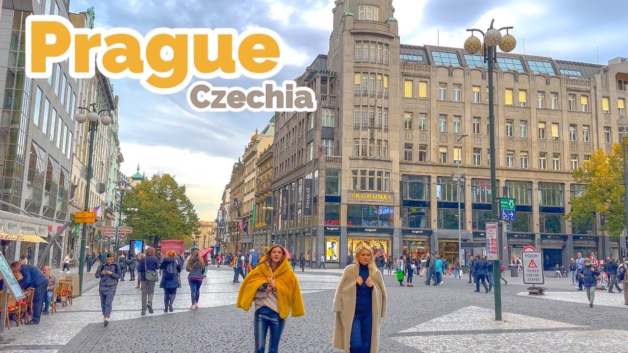PRAGUE, CZECH REPUBLIC — OLD TOWN, CHARLES BRIDGE & CASTLE WALKING TOUR 4K HDR