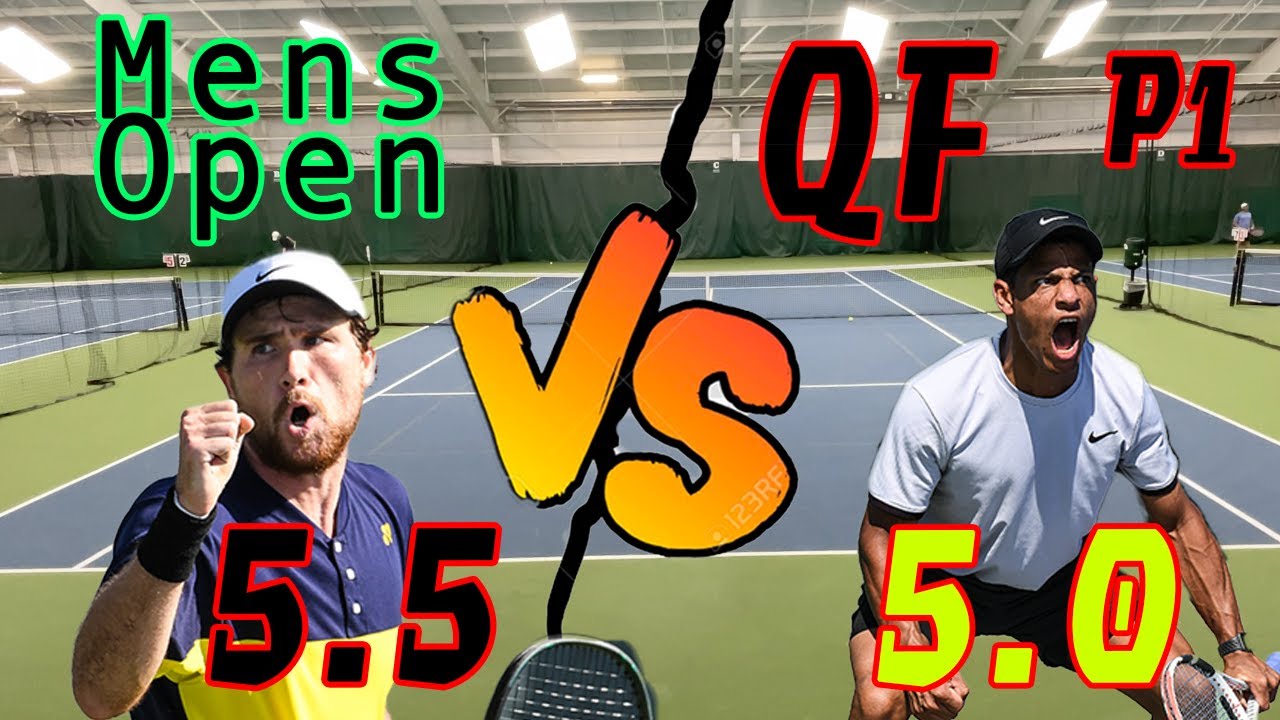 Men's Open Quarter-Finals | NTRP 5.5 Dr. Reed v. NTRP 5.0 Dill Plays | Part 1