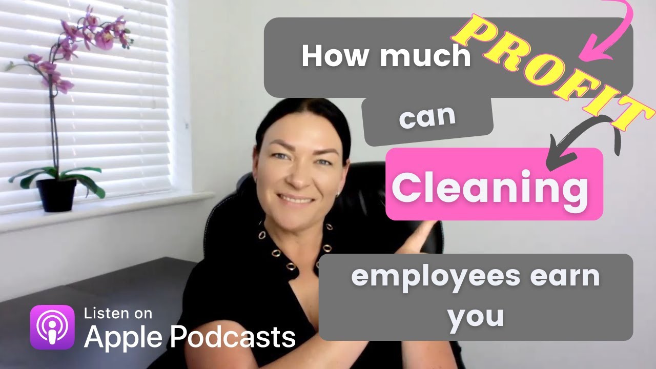 How much profit can I make employing my cleaning staff?