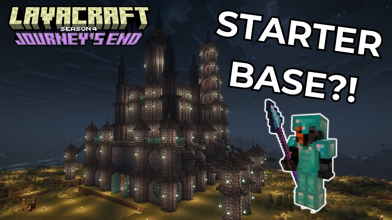 This Starter Base Turned Into a MEGA CITADEL | LavaCraft S4E2 – Journey to the End