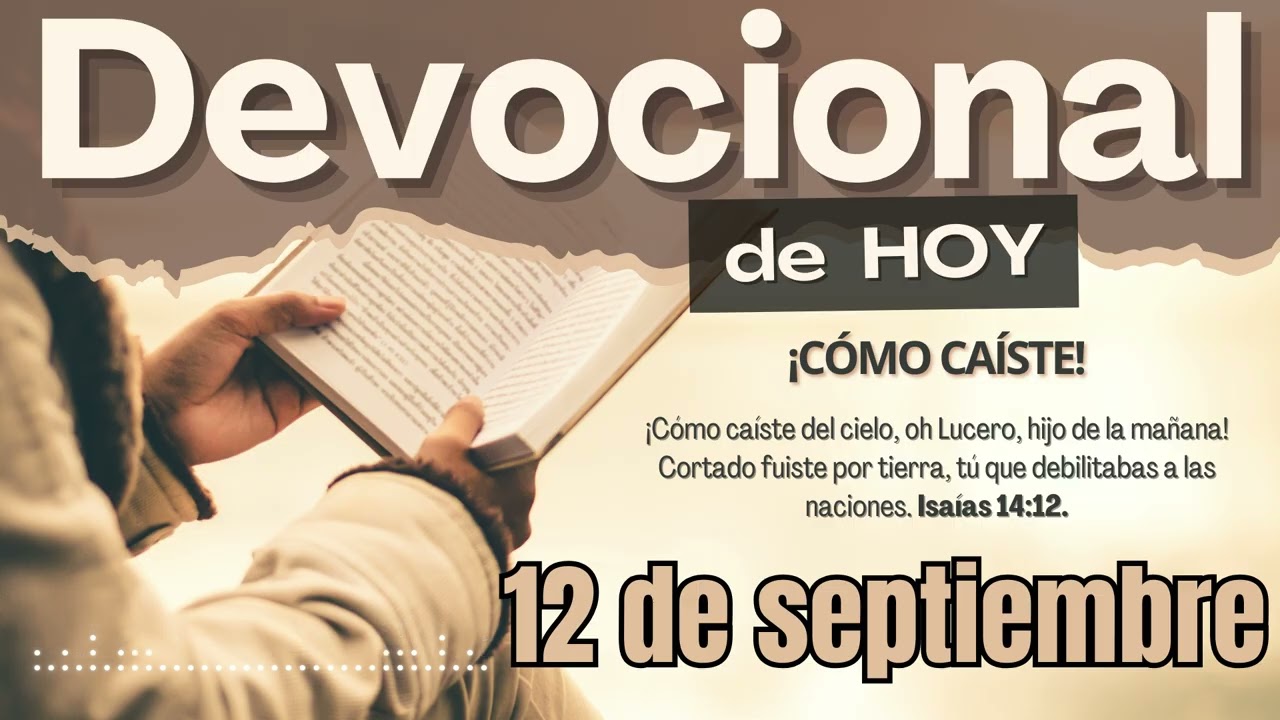 Devocional de Hoy | 12 de septiembre del 2025 | Adan Vicente
