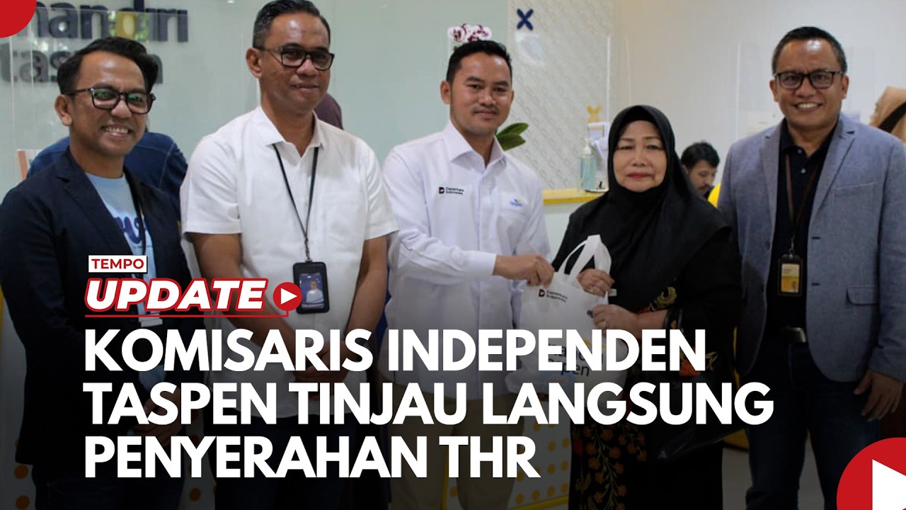 Komisaris Independen TASPEN Tinjau Langsung Penyerahan THR di Makassar