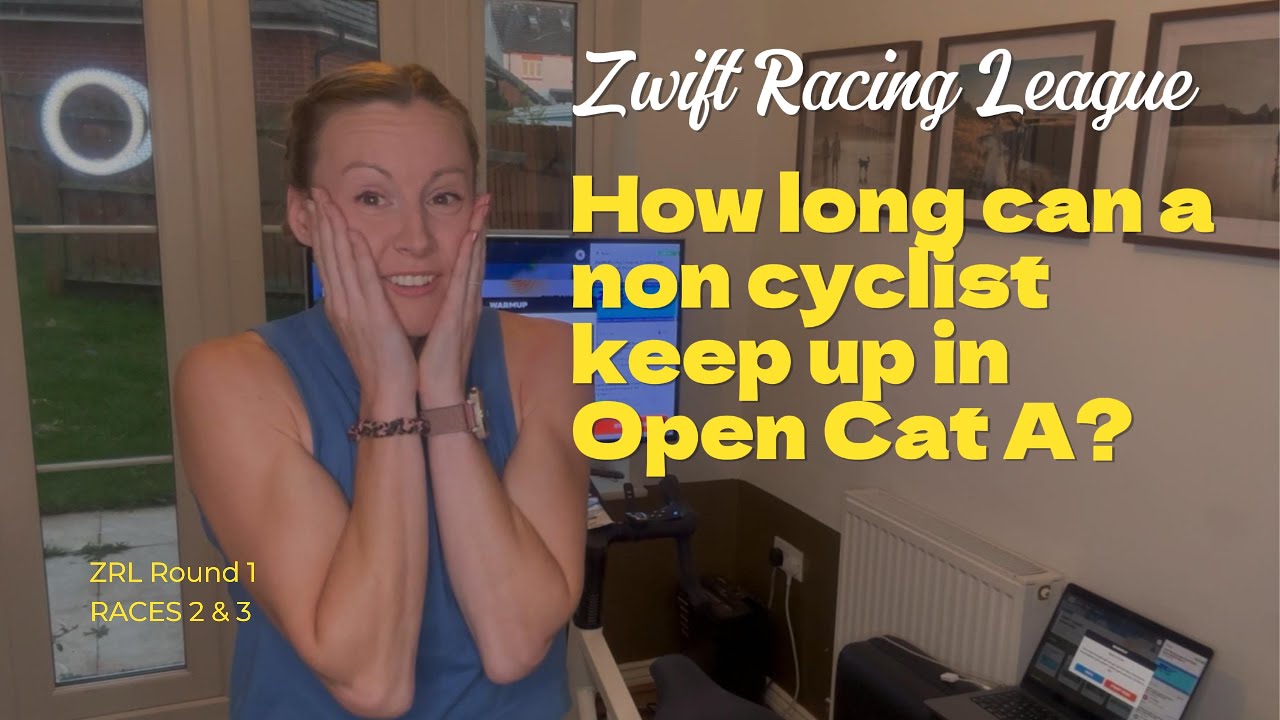 How long can a non cyclist keep up in Open Cat A Zwift Racing League?