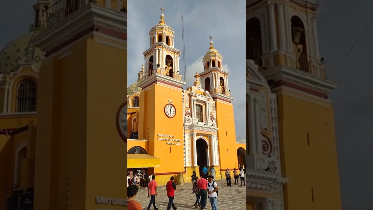 Ave María. Santuario de la virgen de los remedios, Cholula, Puebla.