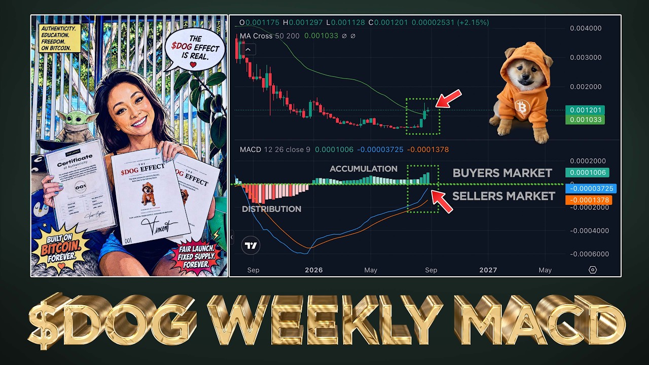 PAY ATTENTION TO $DOG WEEKLY MACD  👉📊👈