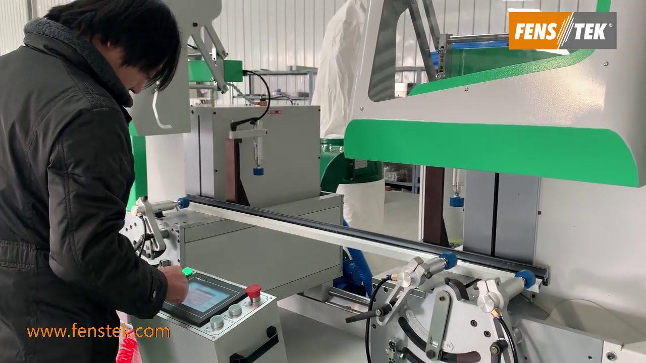 FENSTEK window machine CNC double head cutting saw ADS550X4200