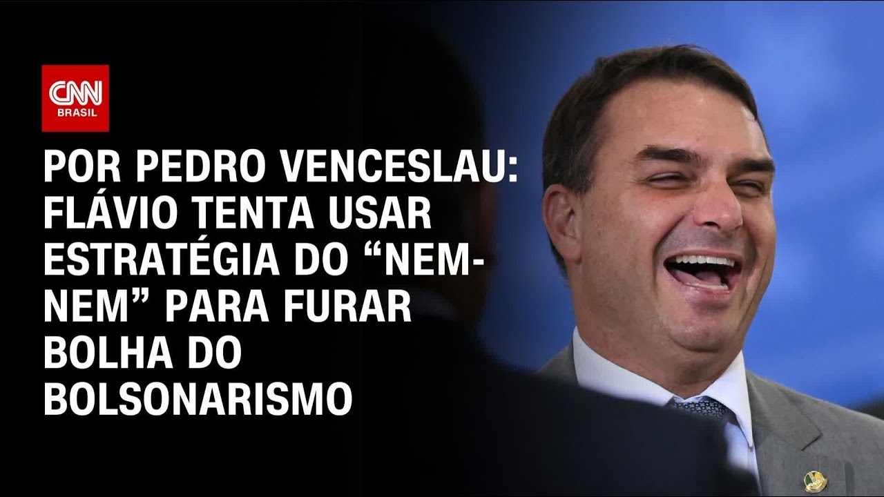 Análise: Flávio tenta usar estratégia do “nem-nem” para furar bolha do bolsonarismo | CNN 360°