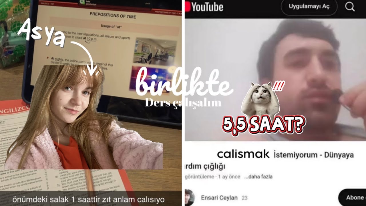 Gerçek Bir Ders Günü - 5,5 Saat Çalışalım