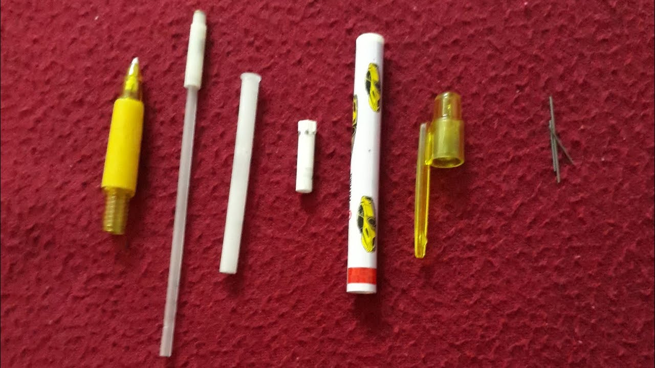 How to re - assemble a pen pencil || re - arrangement of  parts || camlin (0.7) ||