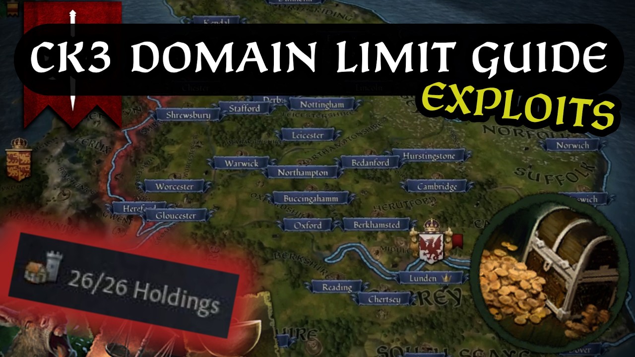 OWN AN ENTIRE KINGDOM! - CK3 Domain Limit Exploit Guide [Outdated]