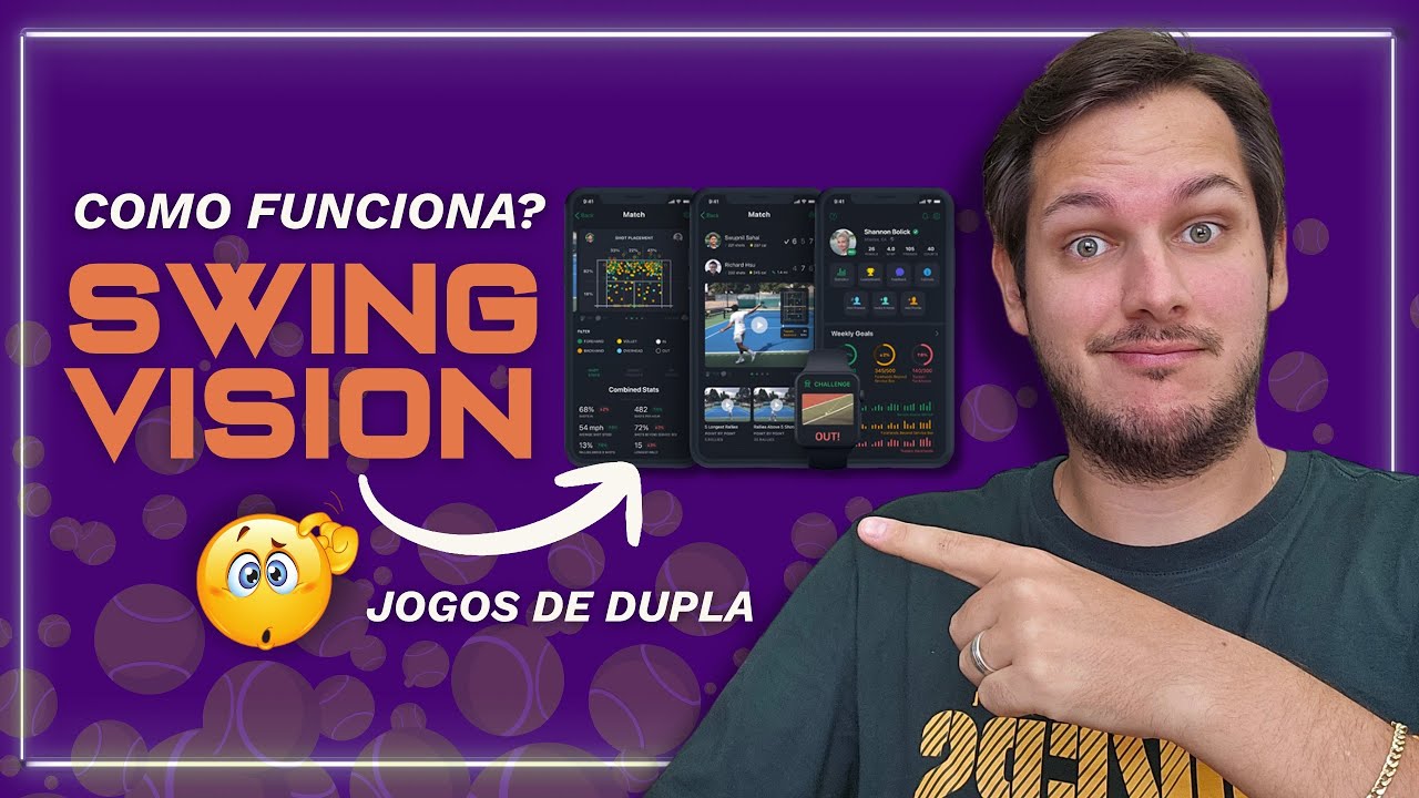 SwingVision Para Jogo de Duplas | App para Mapear Golpes e Medir a Velocidade da Bola!