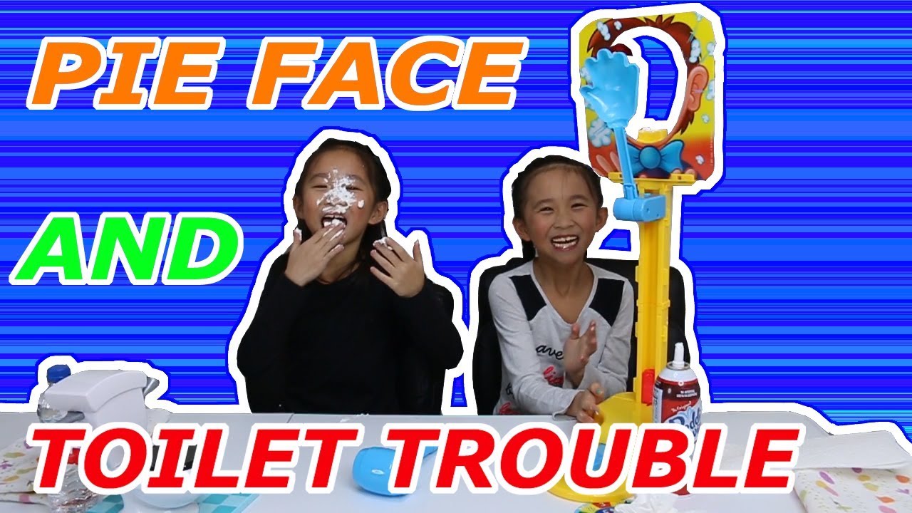 Pie Face Sky High & Toilet Trouble / Combination Game!