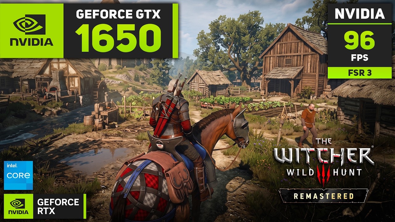 GTX 1650 on The Witcher 3 Remastered - 1080p All Settings Tested!
