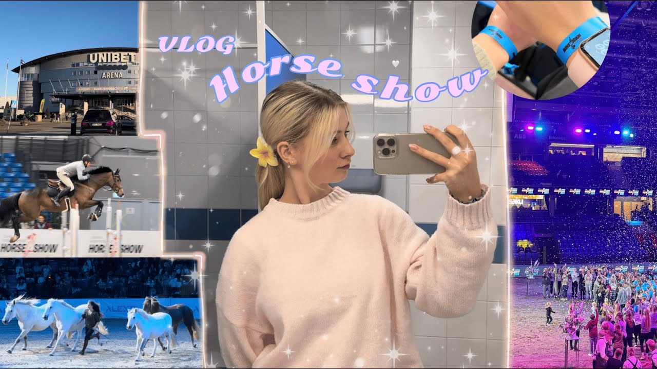 VLOG✨3 дня на конном фестивале 🤎 Гран-при | Tallinn International Horse Show #влог #лошади #конюшня