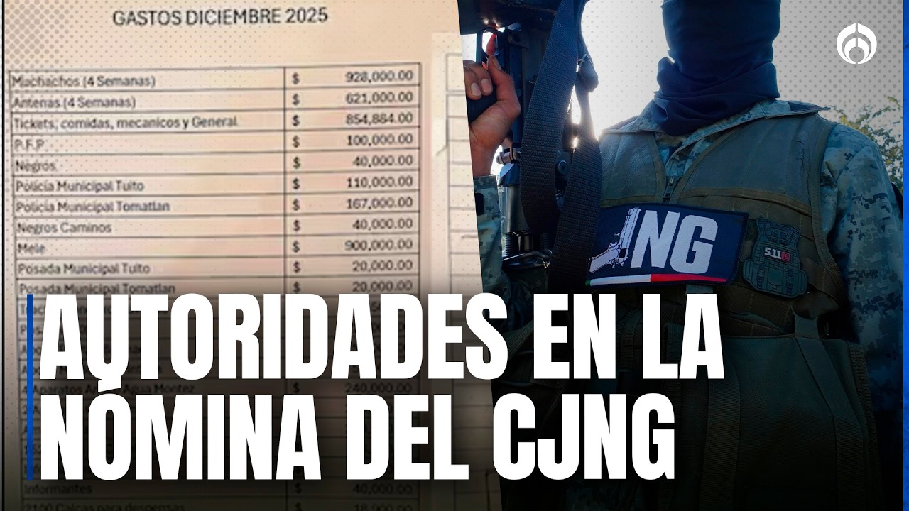 Así es la narconómina del CJNG; se detallan sueldos de sicarios, halcones y sobornos