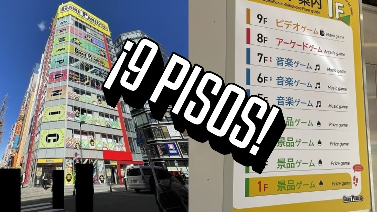 GamePanic Akiba 9 pisos de placer gamer🇯🇵🥇🕹️
