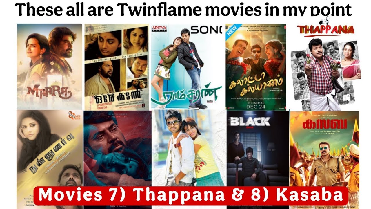 These all are twinflame movies in my point - Thappana & kasaba movies | Tamil 