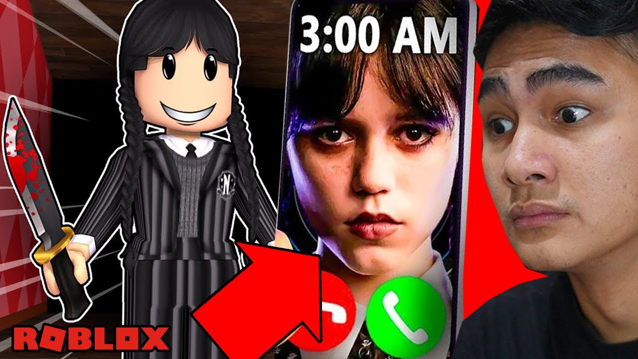 PRINANK Ko Si Wednesday ADAMS!? || Roblox Don't Call At 3AM