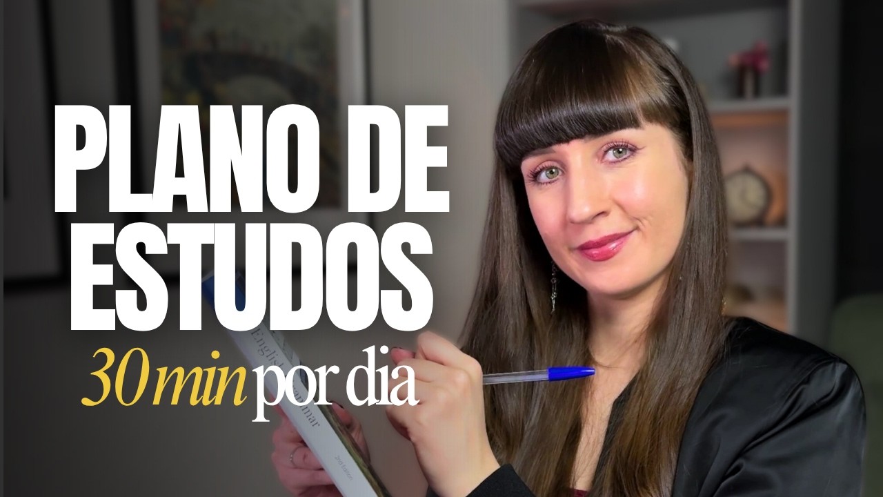 Rotina corrida? Plano de estudos para ser fluente - 30 min por dia