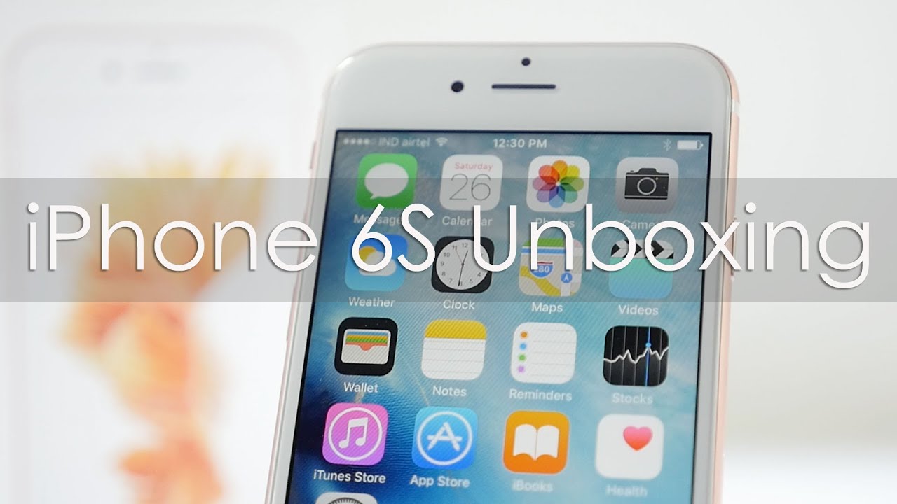 iPhone 6S (Rose Gold Color) Unboxing & Hands On Overview