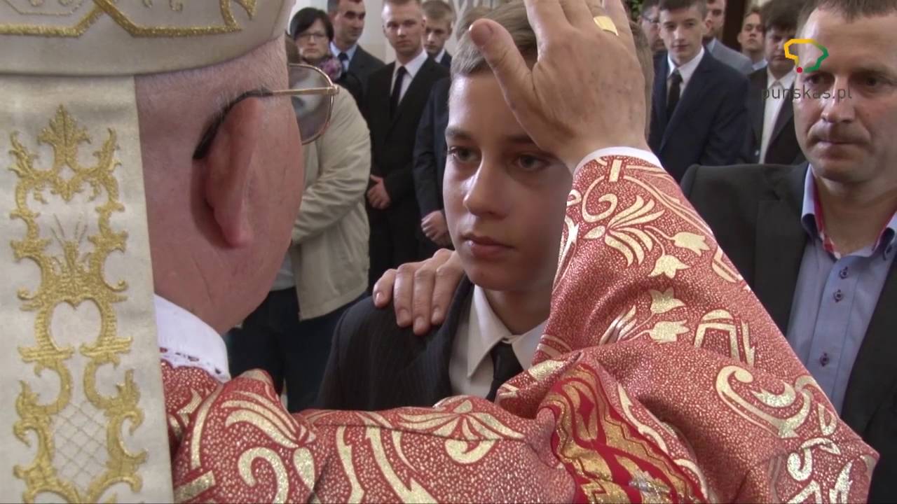 Sutvirtinimo sakramento teikimas, punskas