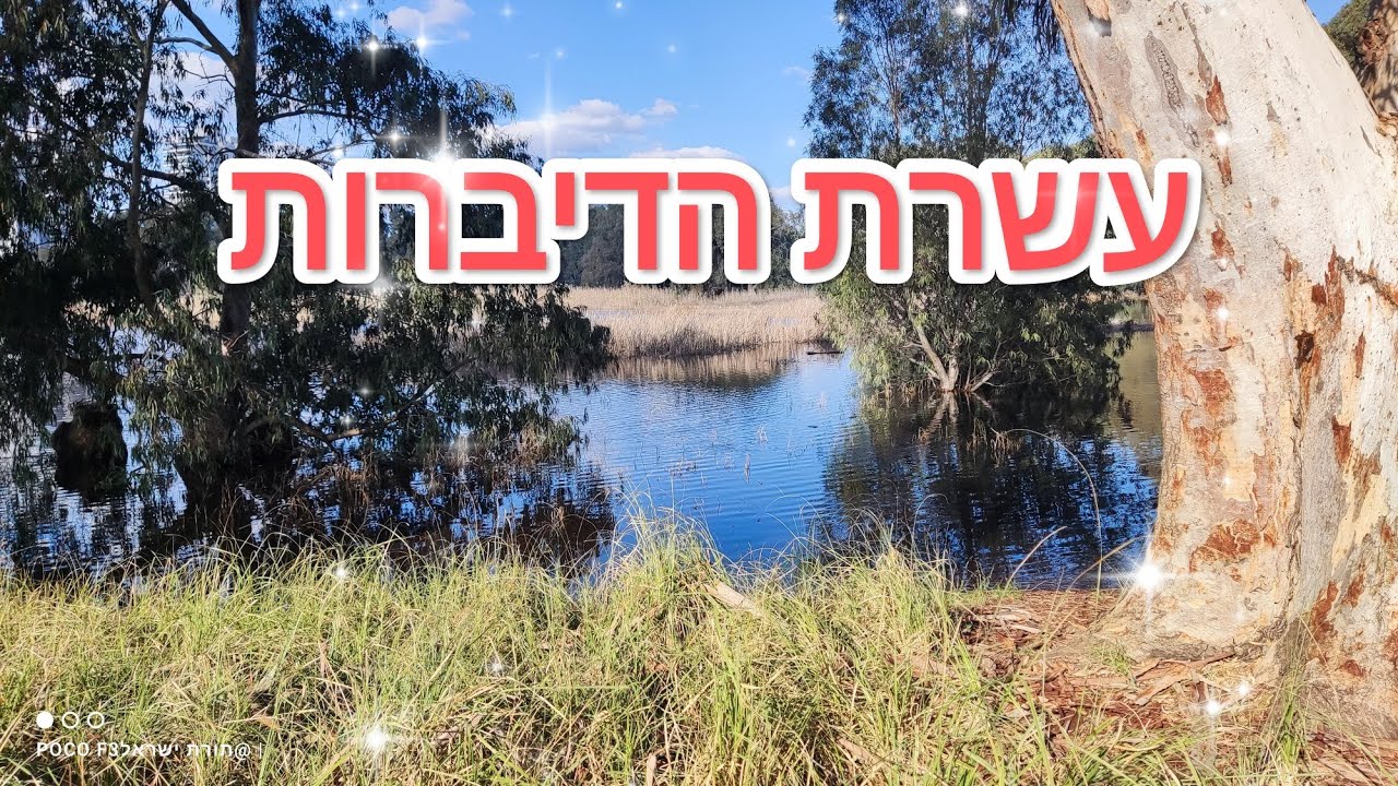 עשרת הדיברות. השיעור מפי הרב ישראל סלרי 