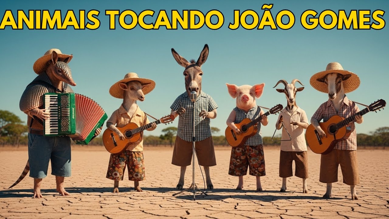 Voc&ecirc; nunca viu isso no forr&oacute;: animais tocando Jo&atilde;o Gomes no s&atilde;o jo&atilde;o