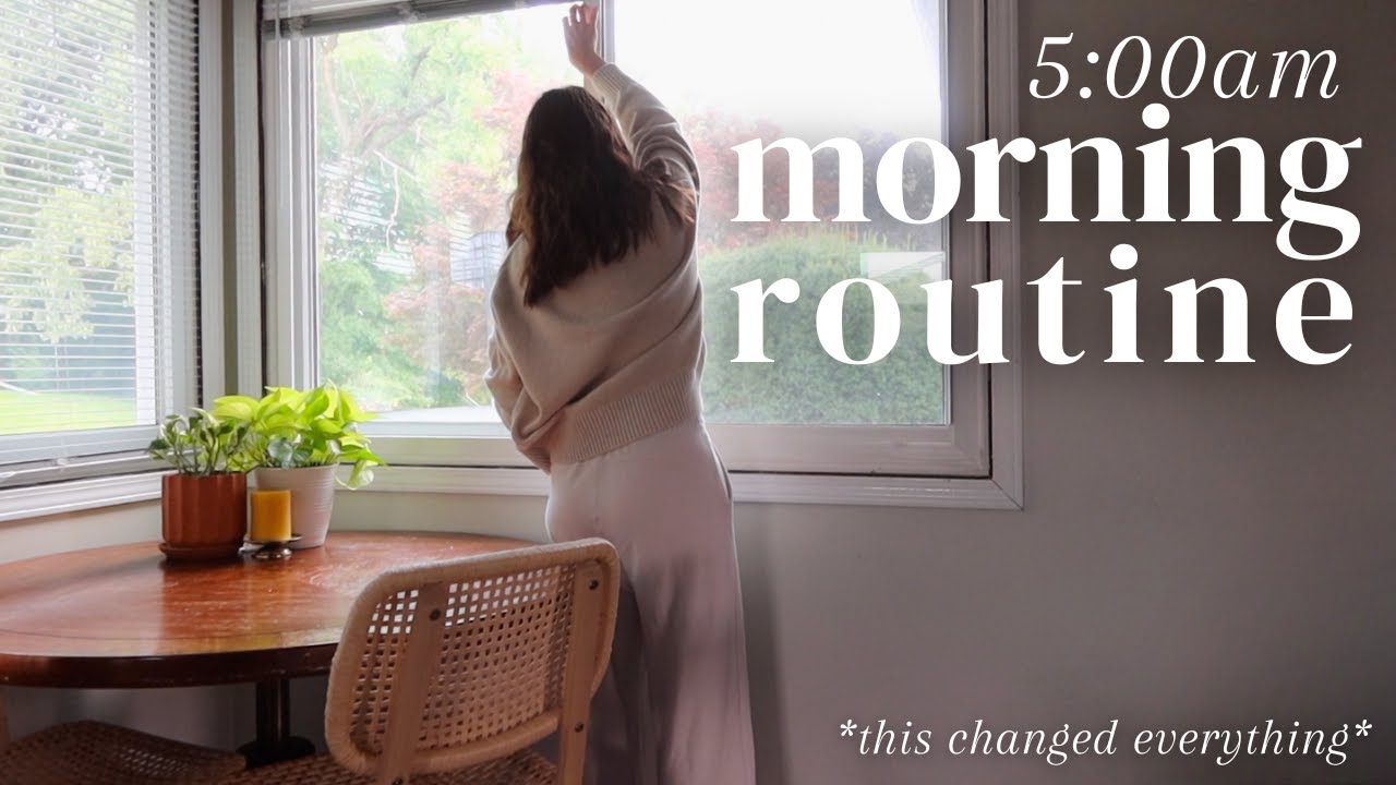 5AM Morning Routine as a Mom | Productive & Peaceful Start to the Day