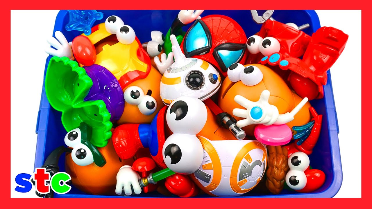 Caja de Juguetes Mr Potato Head Patatas GIGANTES Marvel Heroes, Toy Story & Star Wars