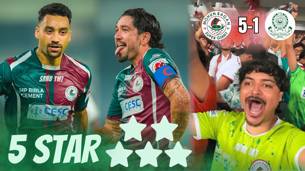 Mohun Bagan 5-1 Mohammedan SC | Mini Kolkata Derby Matchday Vlog