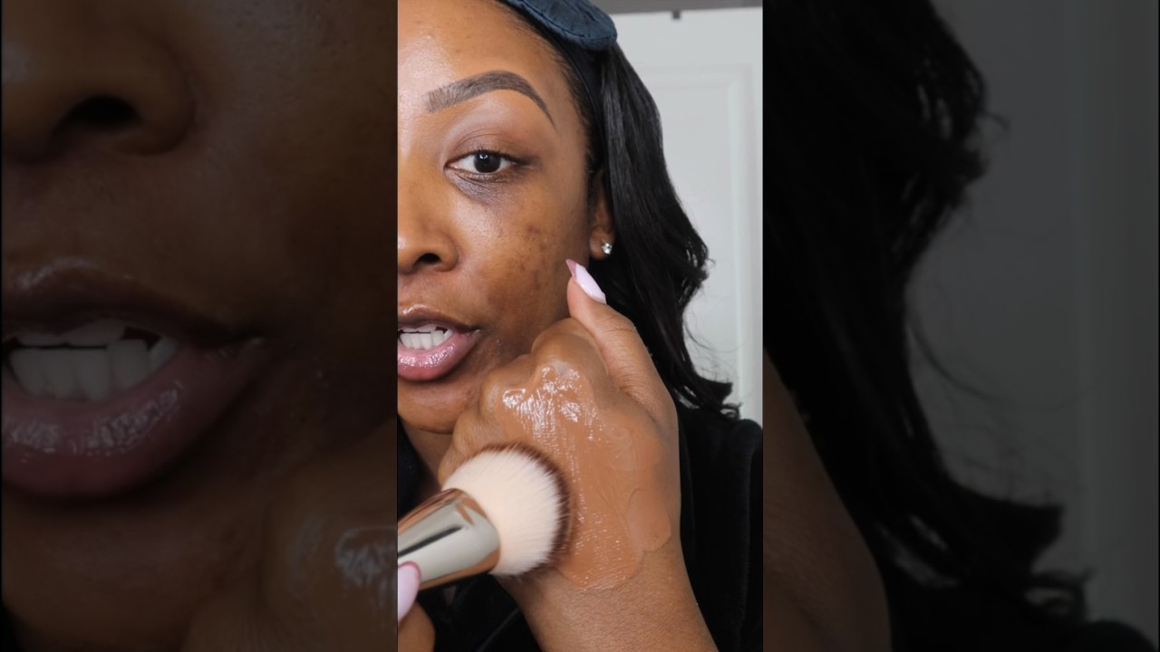 The BEST Full Coverage Foundation for oily skin 😮😍 #foundation #oilyskin #makeup p