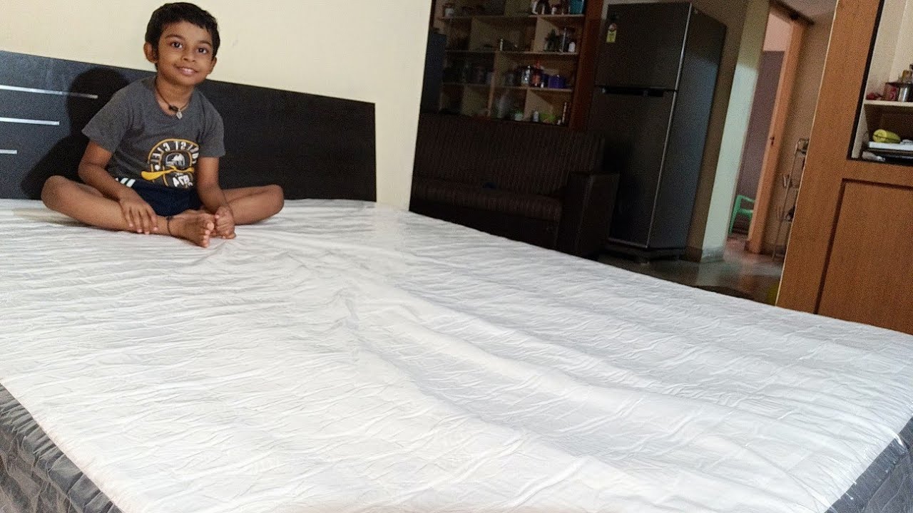 Bharat lifestyle Amsterdam Engineered wood Bed|Century Mattresses sleepables frm Flipkart|  Unboxing