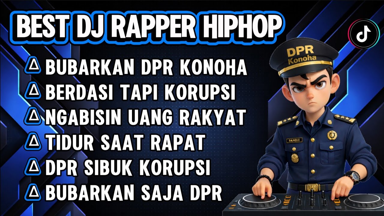 BEST DJ RAPPER HIPHOP || BUBARKAN DPR KONOHA ||DPR BANYAK KORUPSI SINDIRAN PEDAS #djhiphop #djrapper