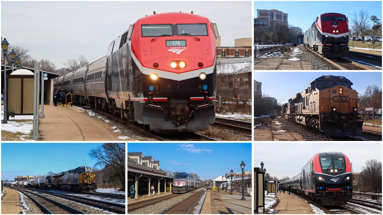 Action At Alexandria VA Station and Newark NJ Featuring Phase VII units 1776  1871 and More 01/17/25