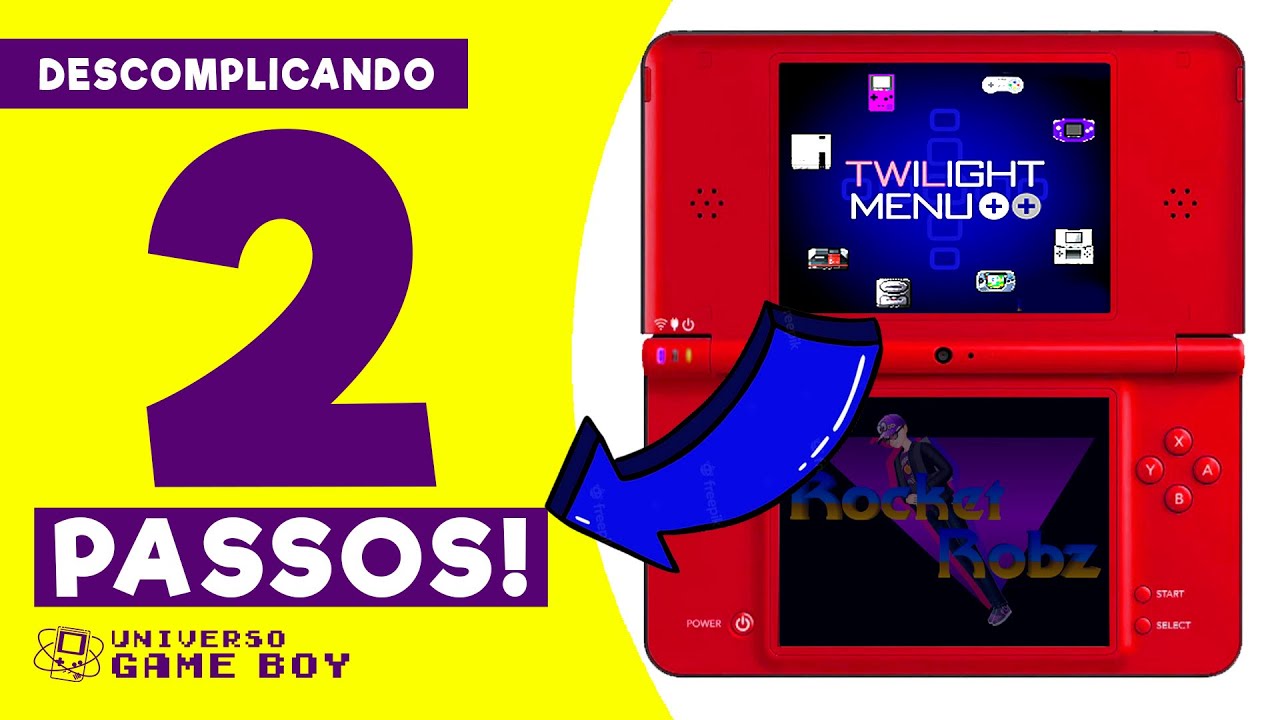 💥[ 2 PASSOS! ] COMO INSTALAR o Twilight Menu em QUALQUER Nintendo DSI!