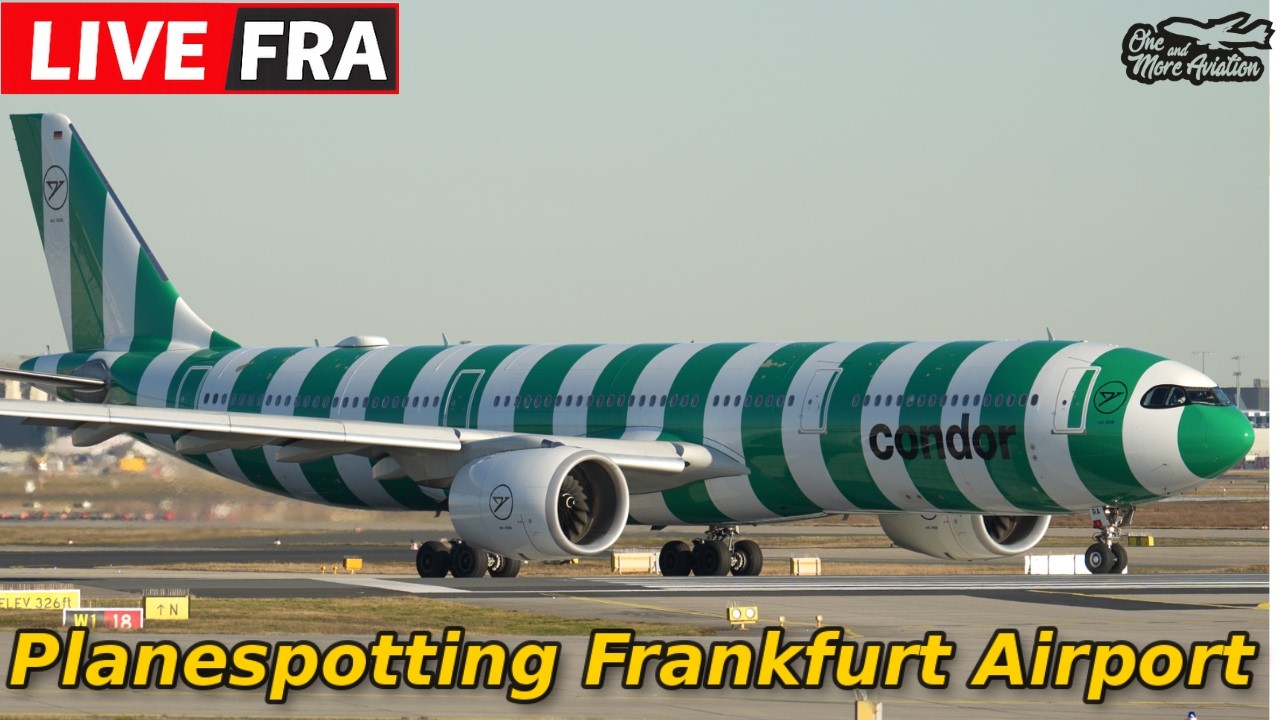 🔴Live Planespotting Frankfurt Airport Startbahn West | hello again ☀️