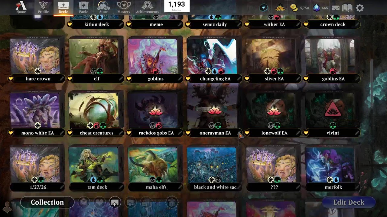 let's play magic the gathering arena