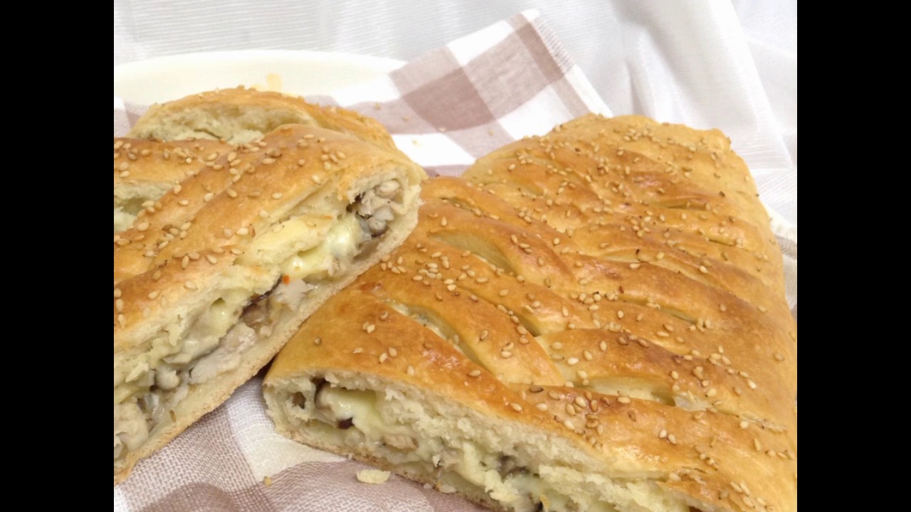 Tovuq va Quziqorinli pirog resepti🍄Рецепт пирога с курицей и грибами