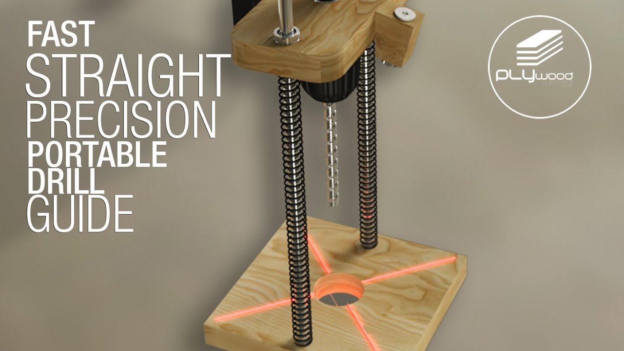 DIY Drill Guide with Laser For Easy, Precision, Faster Make Straight Hole