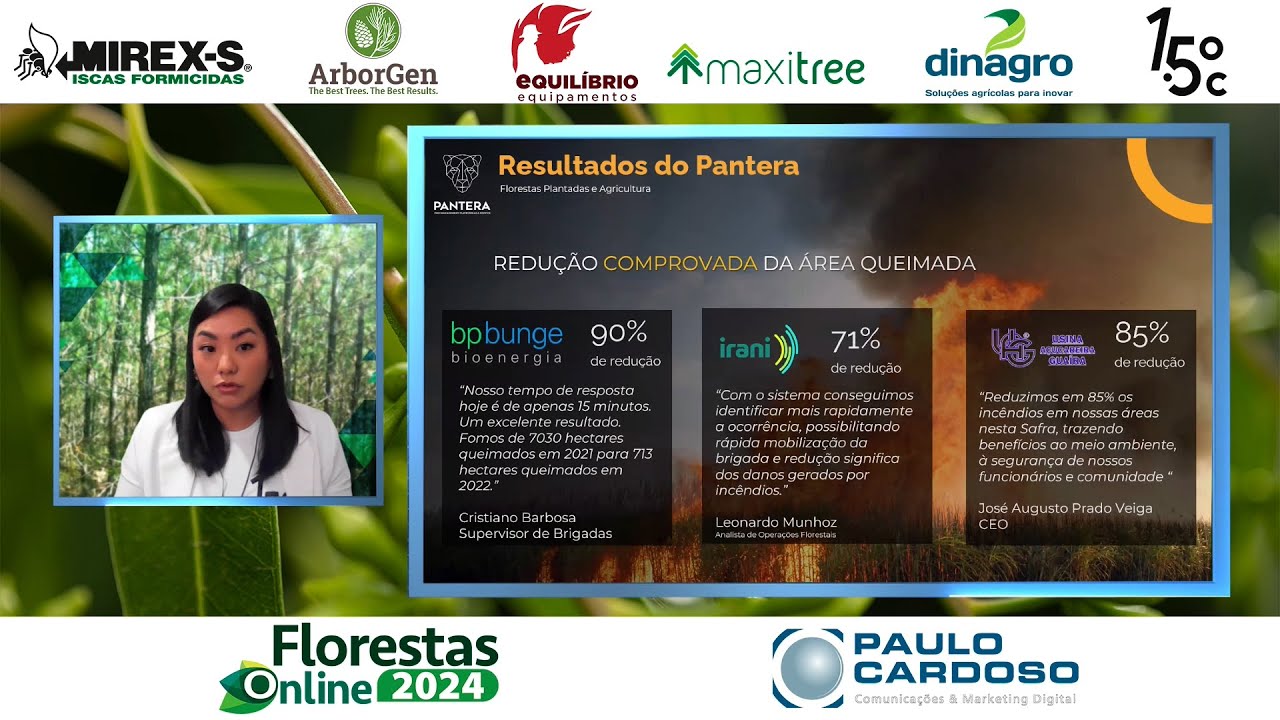 Combata incêndios com inteligência e tecnologia. PANTERA na prática - Florestas Online 2024