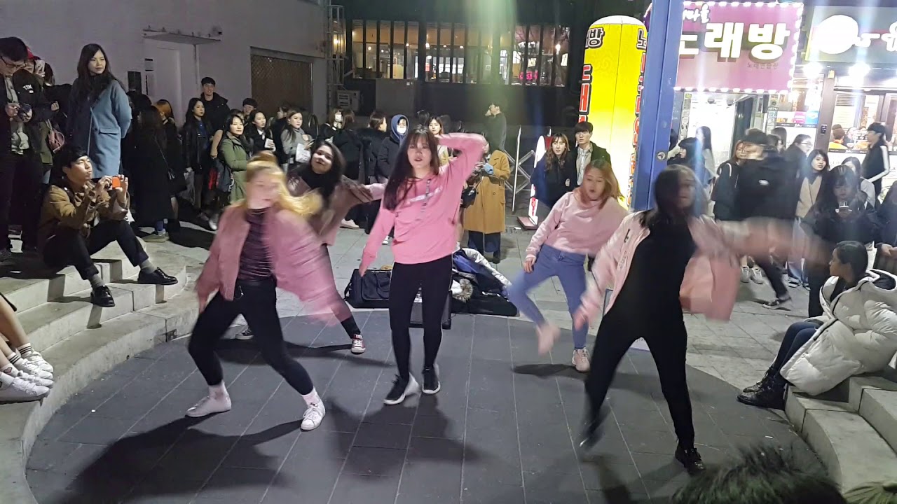 레드스파크 RedSpark '뱅뱅뱅'   /홍대버스킹 직캠/180309 : RedSpark fancam filmed by MangoWood