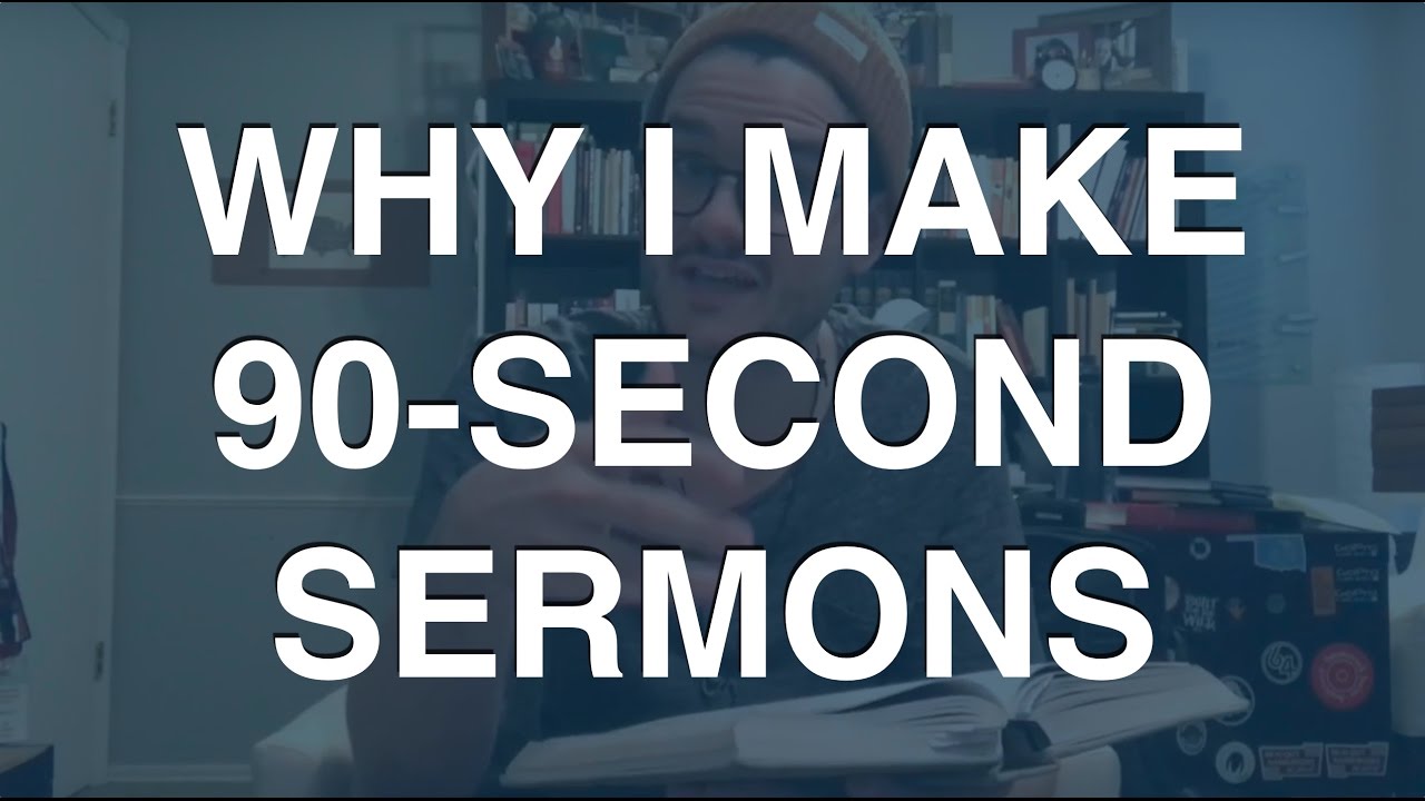 Why 90-Second Sermons || David Bowden