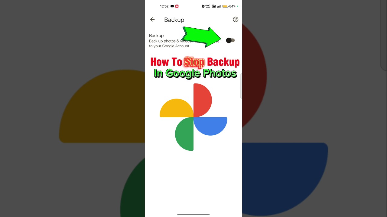 How To STOP backup In  Google photos #shorts #short #shortvideo #google #googlephotos