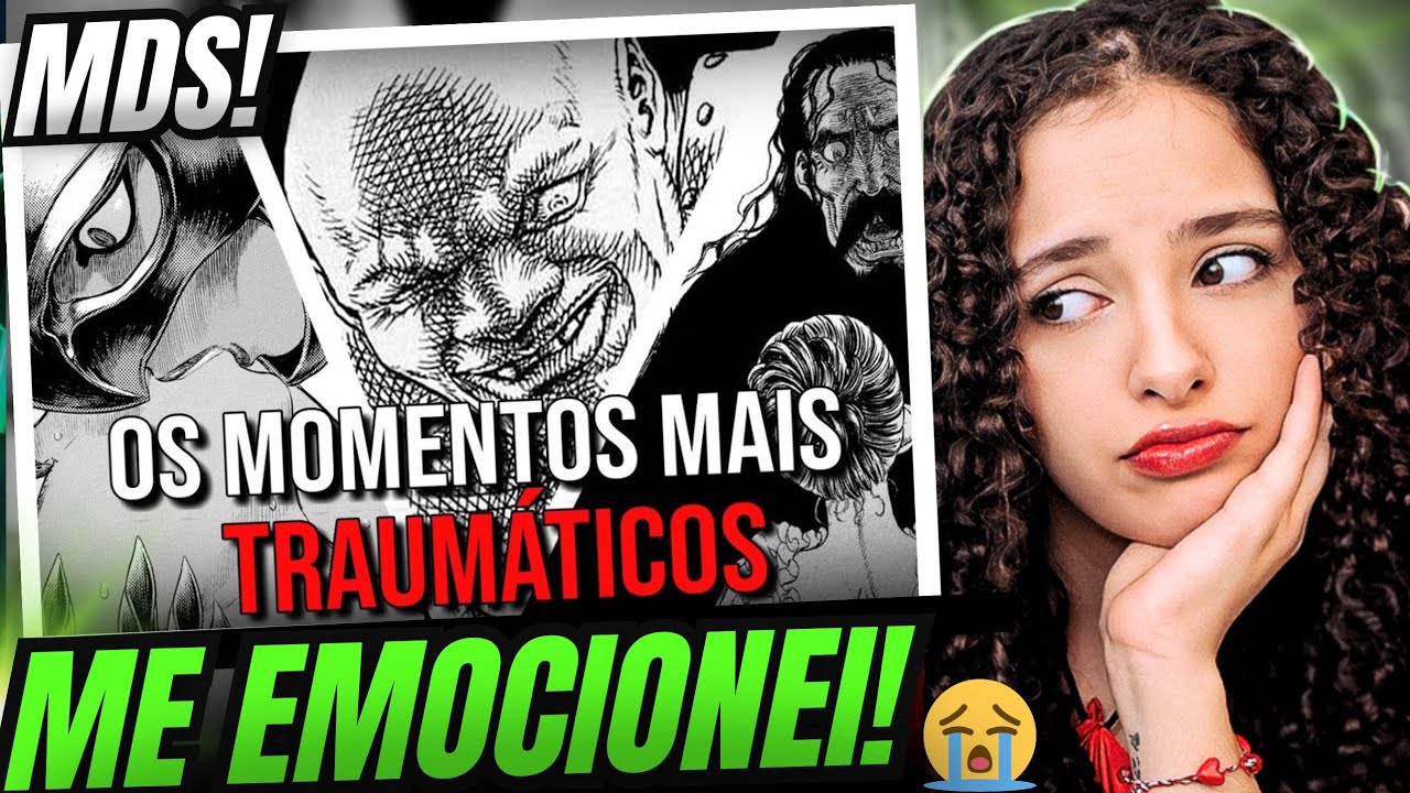 REACT OS 10 MOMENTOS MAIS TRAUMÁTICOS DE BERSERK / Cenário Transparente
