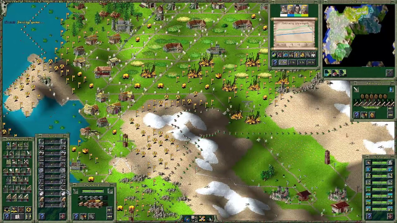 Settlers II (RttR) - Online Multiplayer