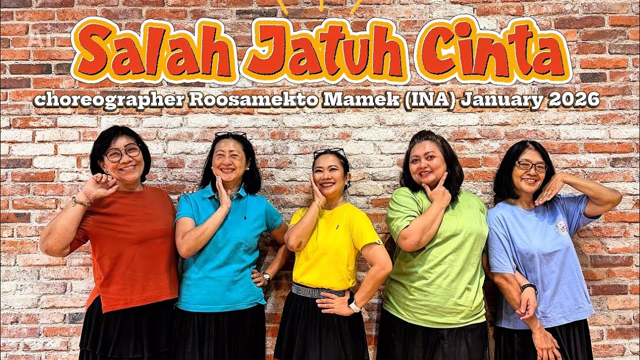 SALAH JATUH CINTA Linedance choreographed by Rosamekto Mamek (aIna) demo by Rumpis LD