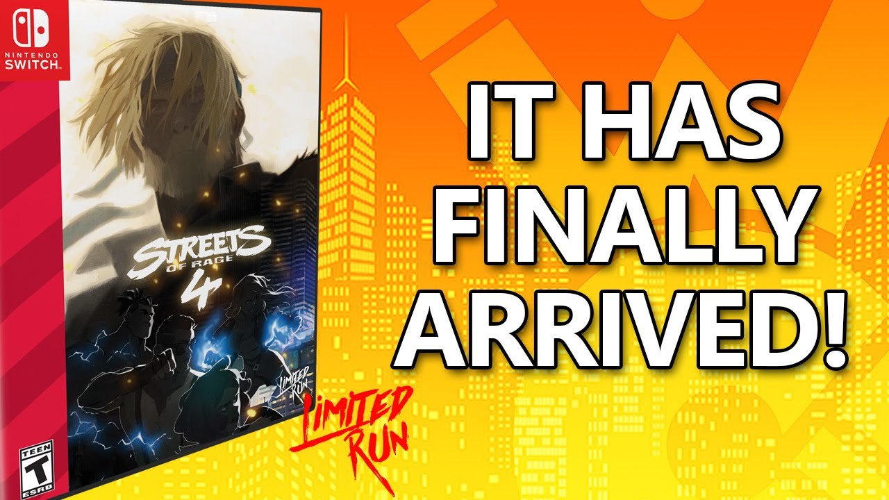 Streets of Rage 4 Unboxing: Limited Run Classic Edition Nintendo Switch | We Deem