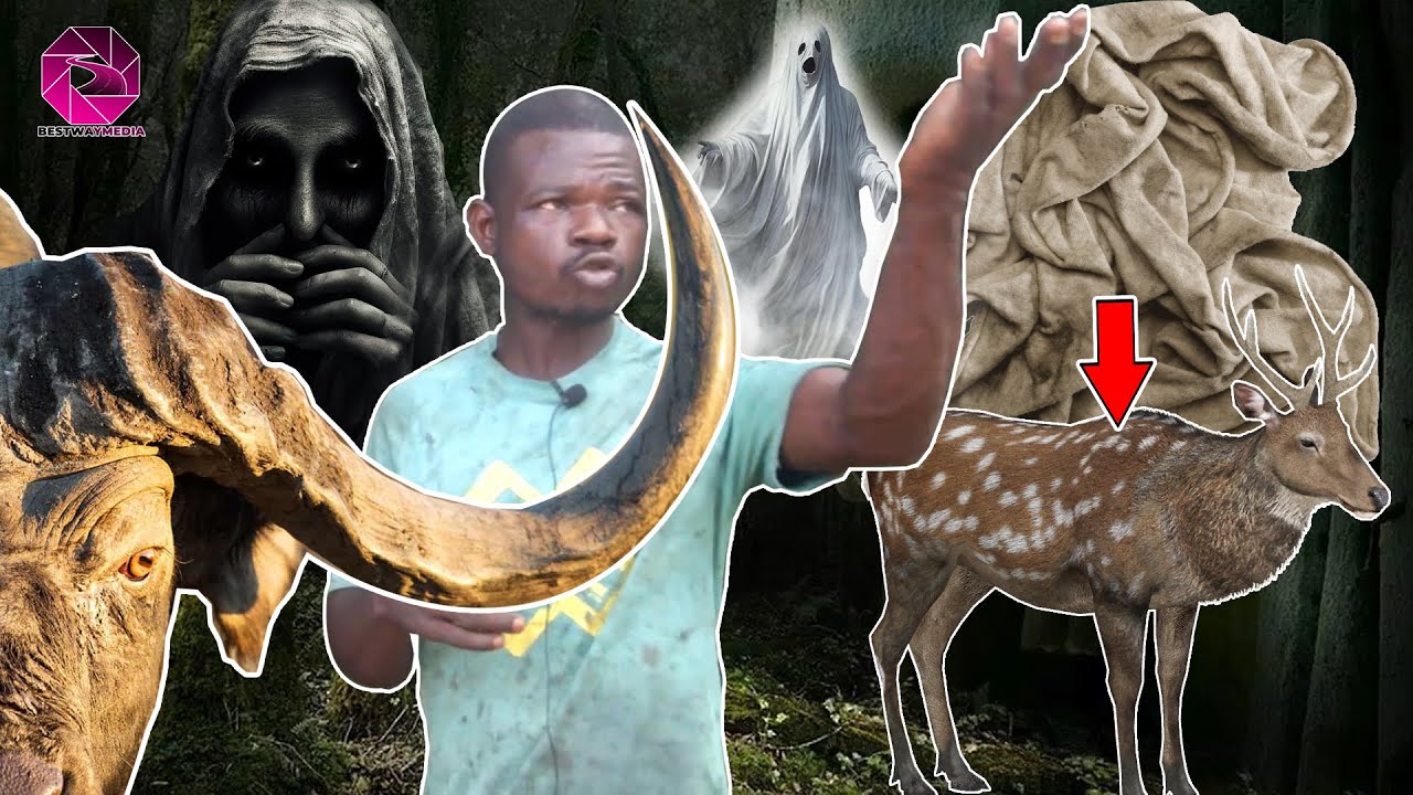 REAL JÚJú😳:A Ghanaian Hunter who turns his Clothe&Sack to Animal reveals how jújú works in hunting.